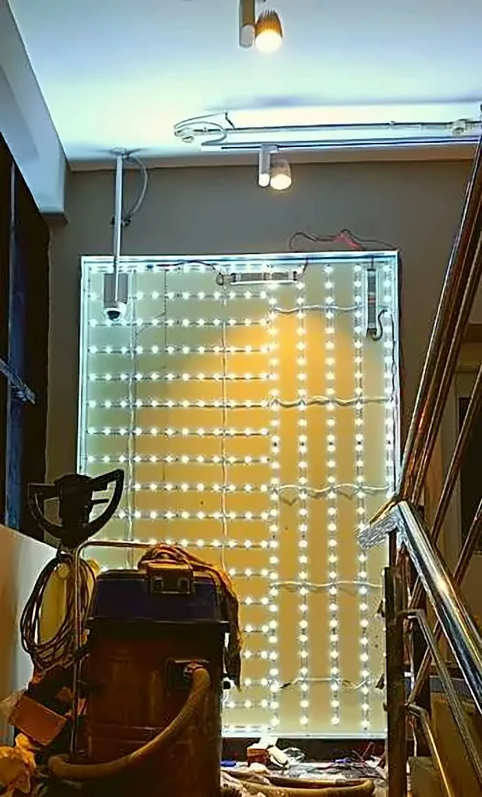 Clip-on light frame branding by Crewnited