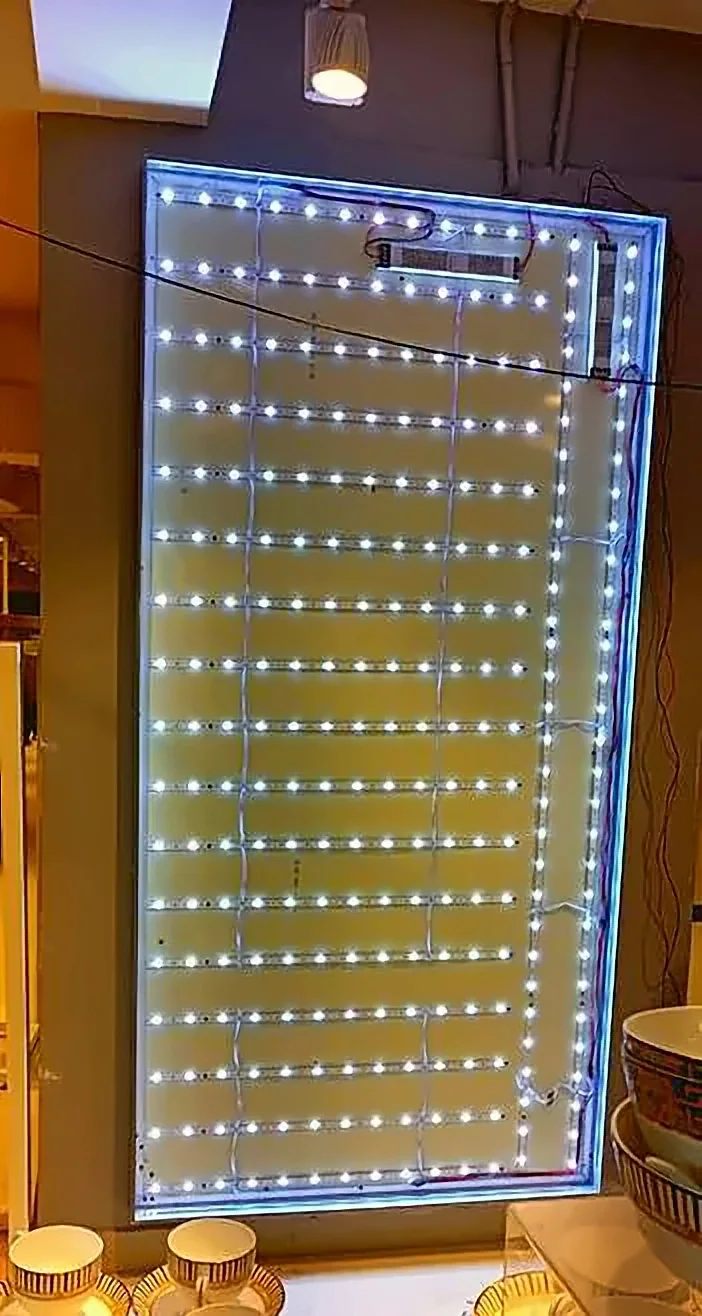 Clip-on light frame branding by Crewnited