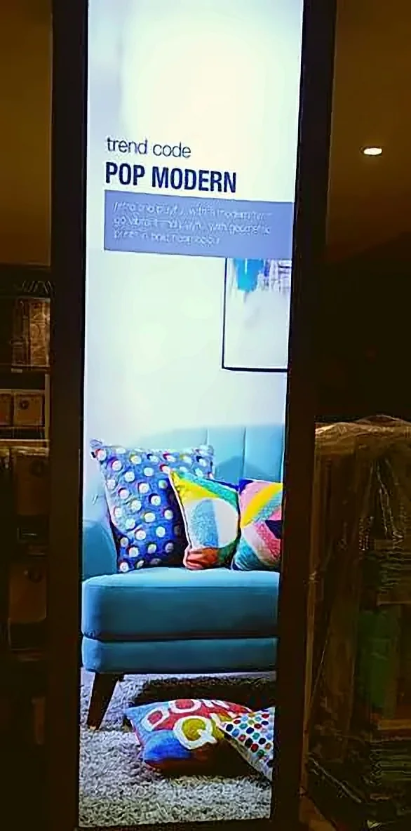 Clip-on light frame branding by Crewnited