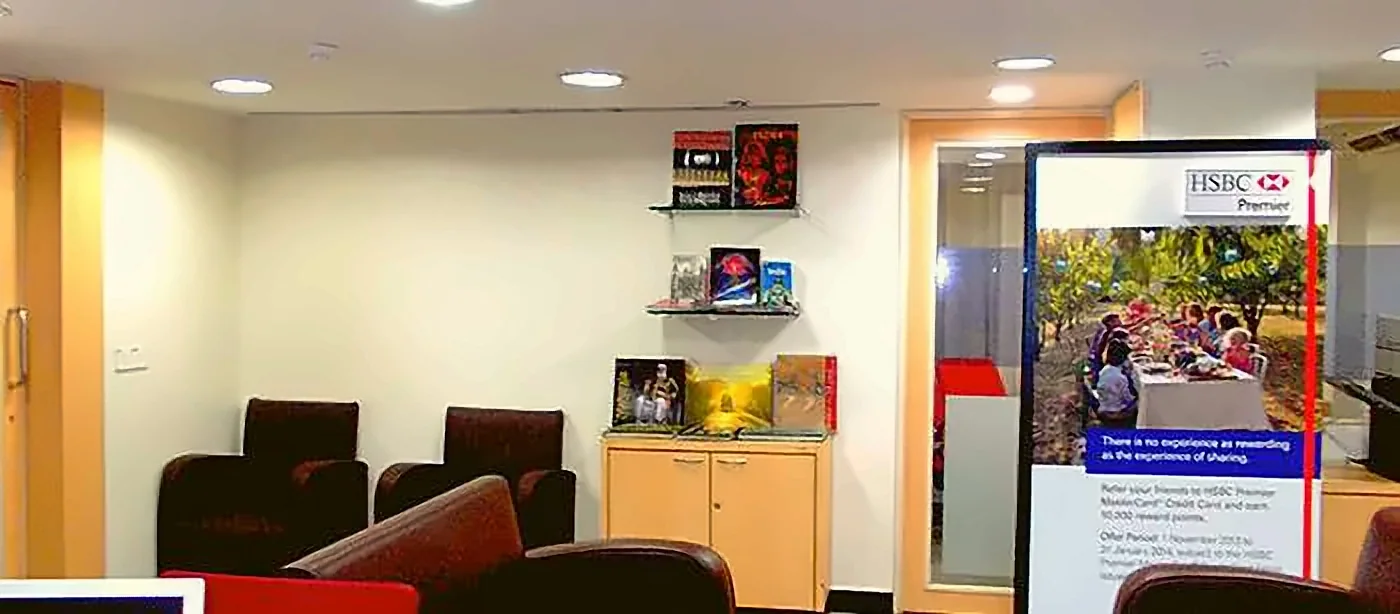 Fabric light box branding by Crewnited