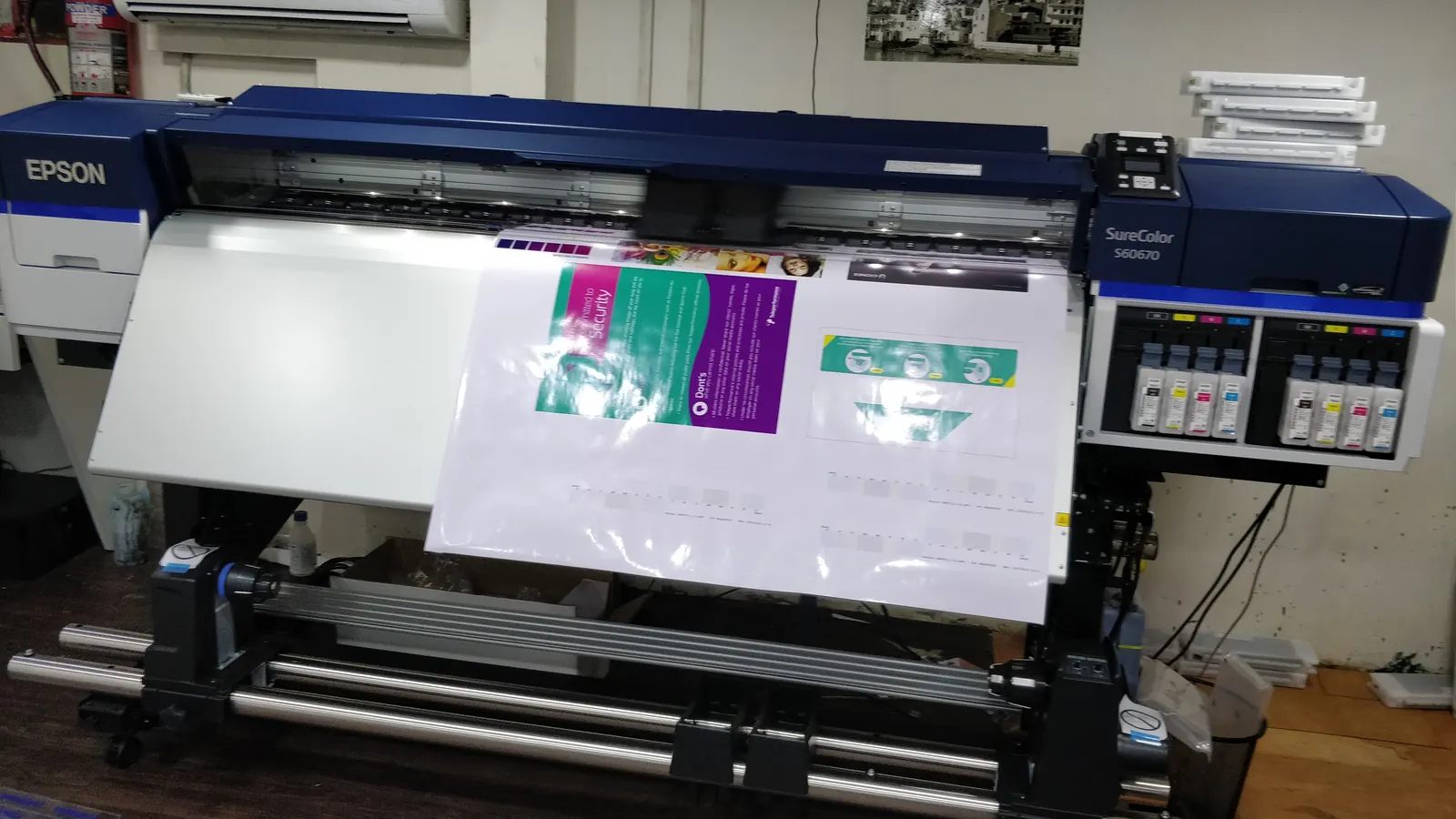 Printing machines at the Crewnited production unit