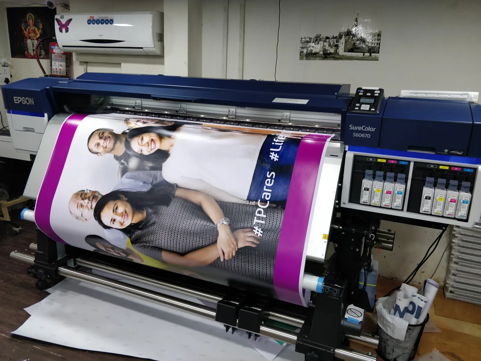 Printing machines at the Crewnited production unit