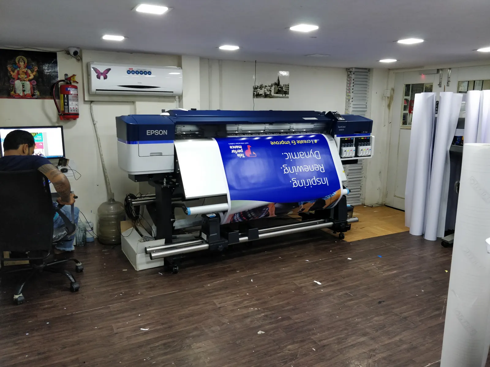 Printing machines at the Crewnited production unit