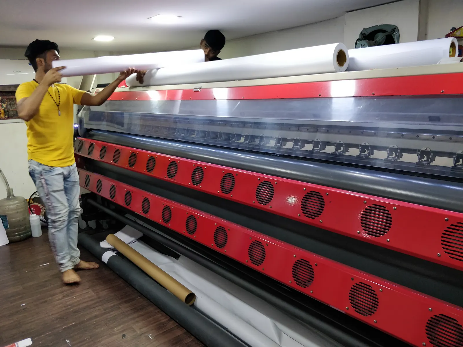 Printing machines at the Crewnited production unit