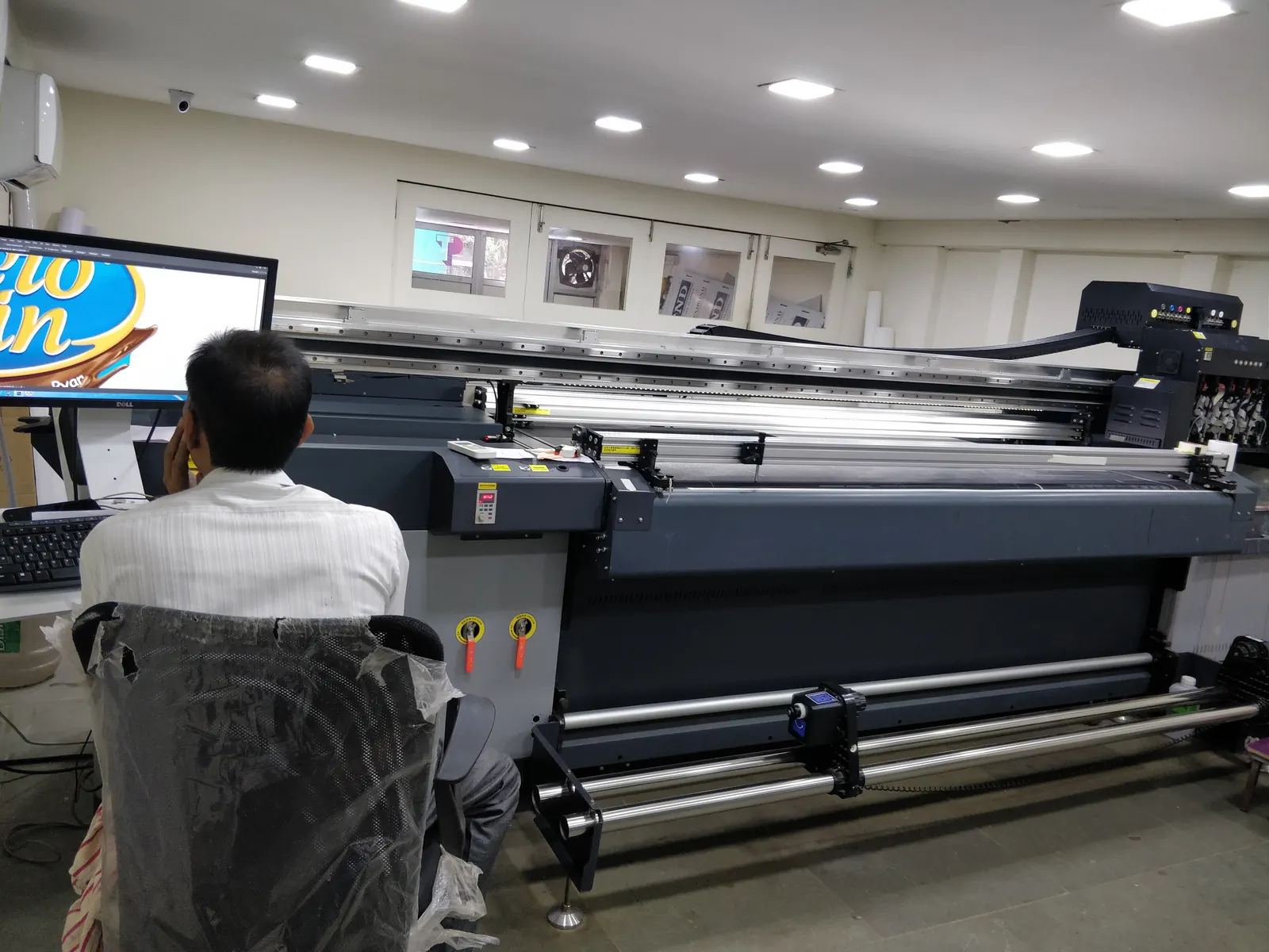 Printing machines at the Crewnited production unit