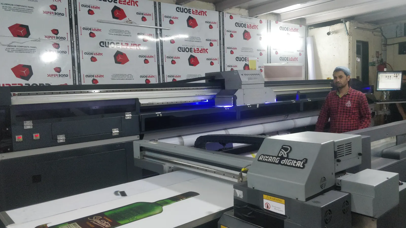 Printing machines at the Crewnited production unit
