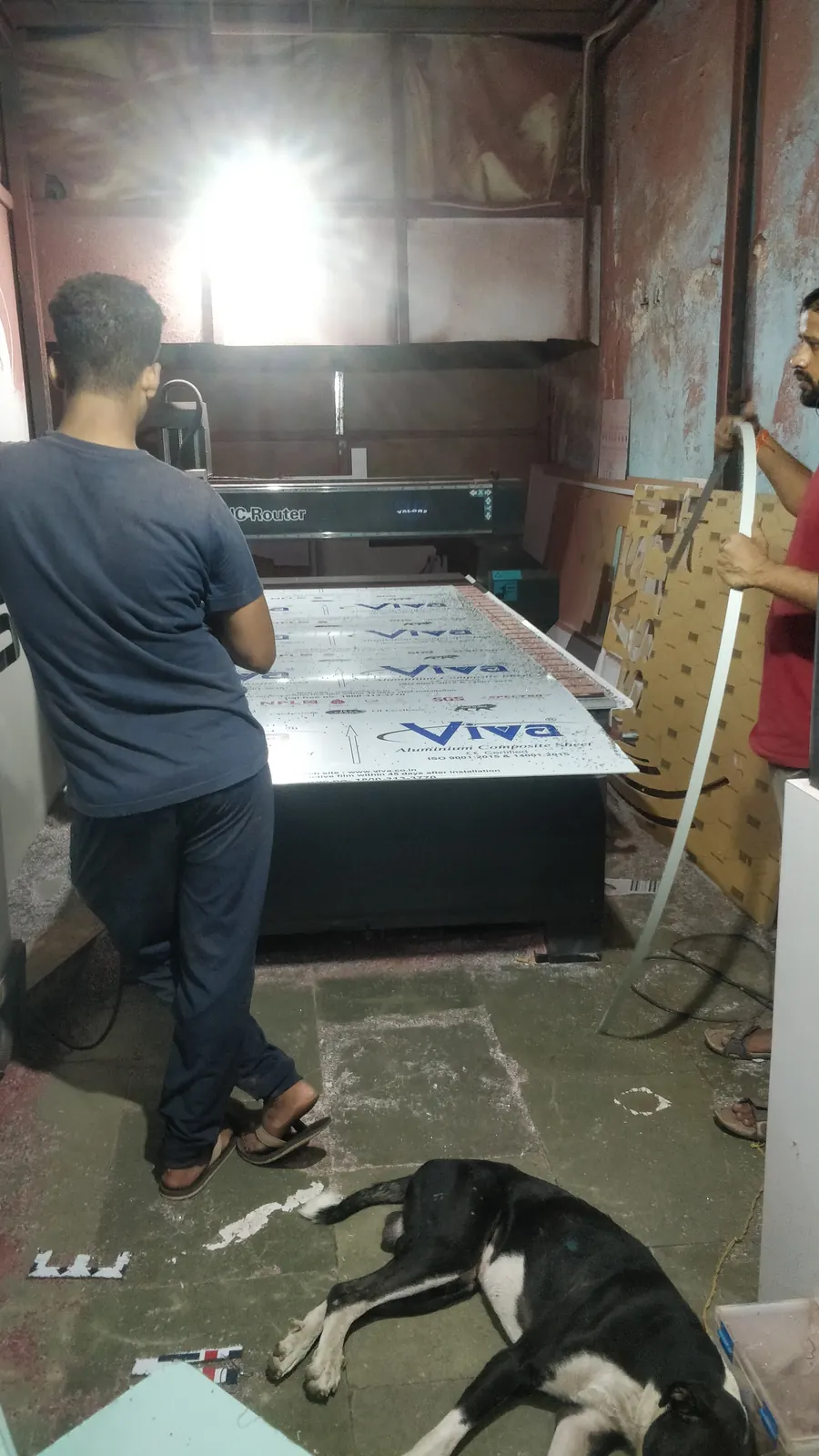 Printing machines at the Crewnited production unit