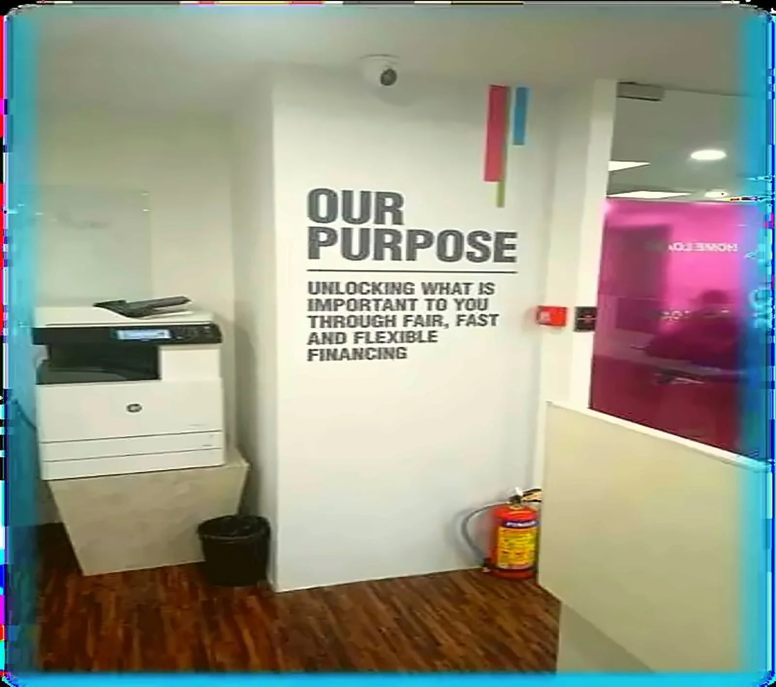 Office wall graphics and branding by Crewnited