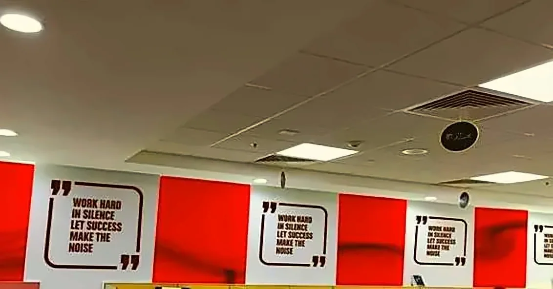 Office wall graphics and branding by Crewnited